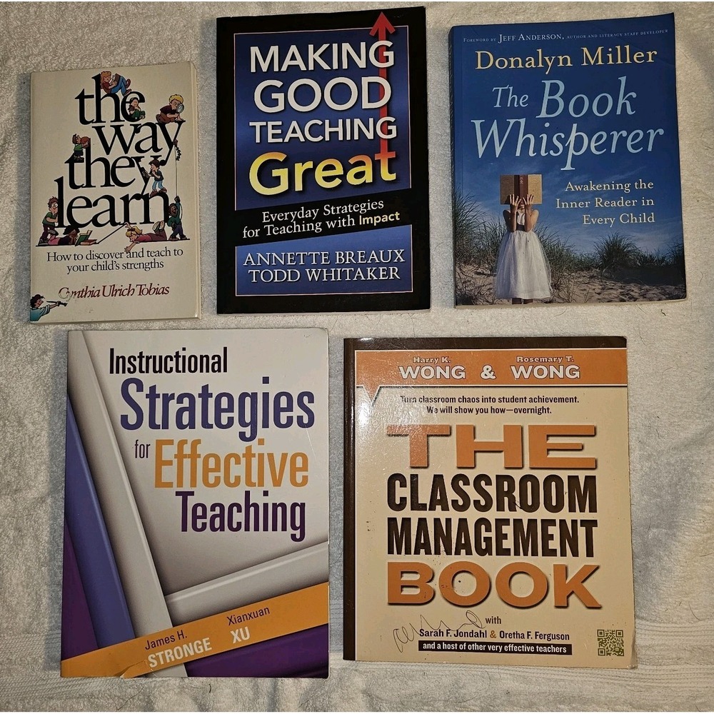 EDUCATOR BUNDLE Lot Of 5‎ Books Teacher Classroom Management Reading Paperback